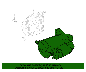 Genuine Toyota Starter Motor For Land Cruiser, Sequoia, Tundra 5.7L 3UR-FE V8 – OEM Part 28100-0S050