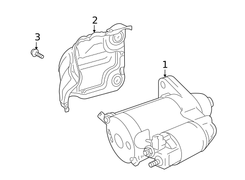 Starter for 2018 Toyota Sequoia #1