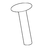 12531779 - Body: Headrest Guide for Buick: Rendezvous, Terraza | Chevrolet: Uplander, Venture | Oldsmobile: Silhouette | Pontiac: Aztek, Montana, Trans Sport | Saturn: Relay Image