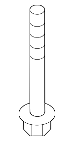 90119A0459 - Suspension: Lower Control Arm Rear Bolt for Toyota Image