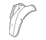 4D0821172J - Body: Fender Liner for Audi: A8, A8 Quattro, S8 Image