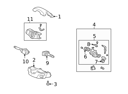 Switches for 2005 Honda Element #0