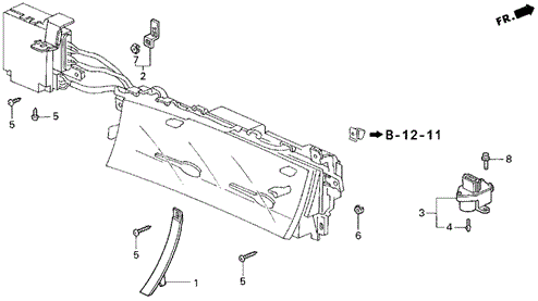 Combination Meter (2) for 1995 Honda Prelude #0