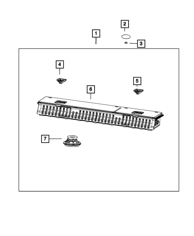 « 6UL75TX7AA –  : Rangement Casier pour Mopar Image »