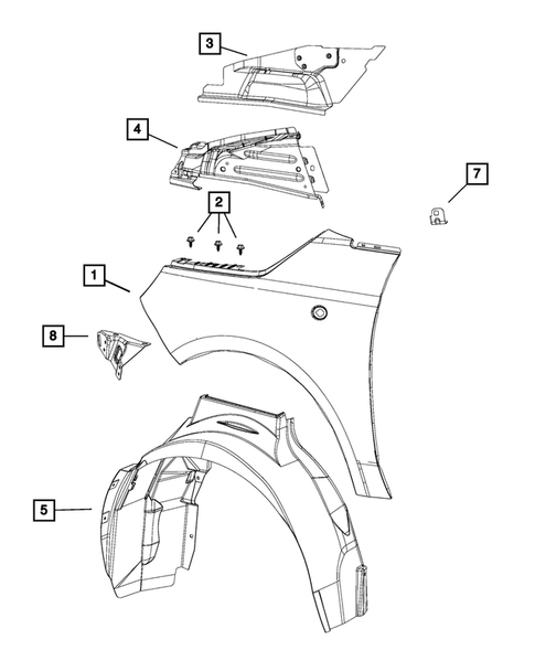 Fenders for 2016 Fiat 500 #0