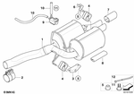 18307536038 - : Tailpipe Tip, Chrome for BMW Image