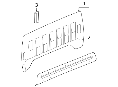 Back Panel for 2008 Chevrolet Silverado 1500 #0