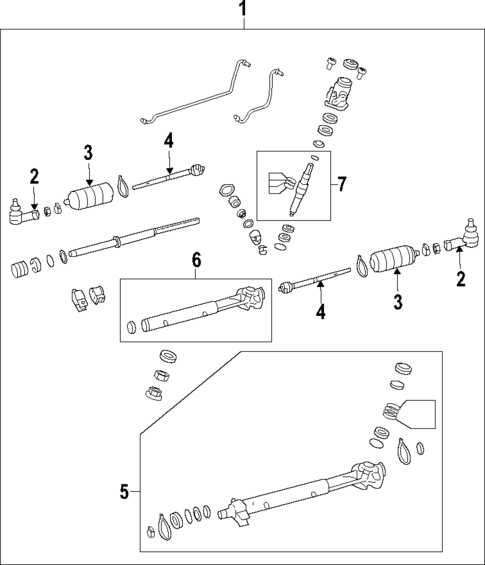 Steering Gear & Linkage for 2006 Pontiac GTO #1