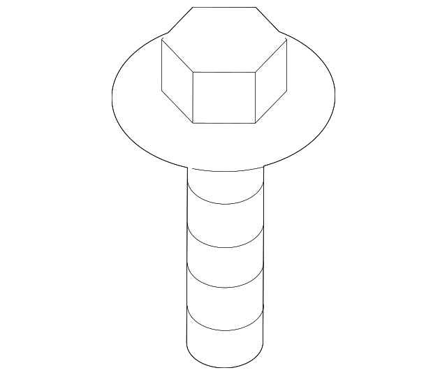 Outer Support Lower Bolt - BMW (7143428484)