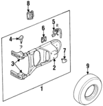 8U02TB4100 - : Spare Cover for Honda Image