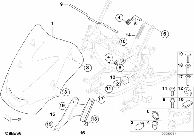 46637658866 - : Lever                     for BMW-Motorrad Image