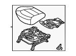 88100E4040ASK - Body: Cushion Assembly for Kia: Soul EV Image