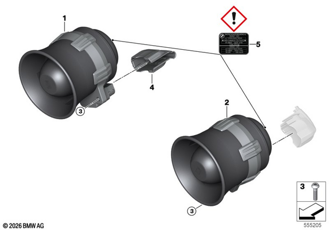 61135B45EB1 - : Covering Cap for BMW-Motorrad Image