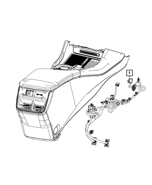 68645945AD - Electrical: Console Wiring for Mopar Image