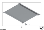 54108081470 - Sliding Roof / Folding Top: Roller Blind, Sliding Roof for BMW: 330e, 330eX, 330i, 330iX, 430i, 430iX, i4 eDrive35, i4 eDrive40, i4 M50, i4 M50 xDrive, i4 M60 xDrive, i4 xDrive40, M3, M3 Comp. M xDrive, M3 Competition, M340i, M340iX, M4, M4 Comp. M xDrive, M4 Competition, M4 CS, M440i, M440iX Image image