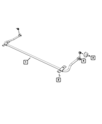 68168052AC - Rear Suspension: Rear Suspension Stabilizer Bar for Ram: ProMaster 2500, ProMaster 3500 Image