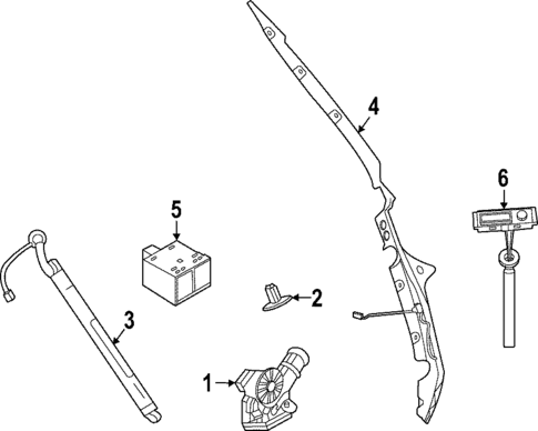 Lock & Hardware for 2025 INFINITI QX60 #2