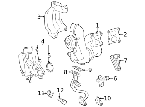 Exhaust Manifold for 2024 Toyota Tacoma #0
