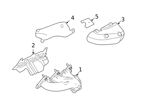 Exhaust Manifold for 2010 Chevrolet Camaro #0