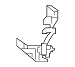 284F1EZ21A - Body: Front Camera for Nissan Image