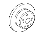 4243148060 - : Disc Brake Rotor Rear for Toyota: Highlander Image