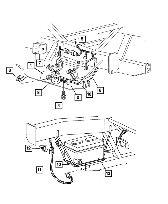 4763057AB - Electrical: Battery Positive Wiring for Mopar Image