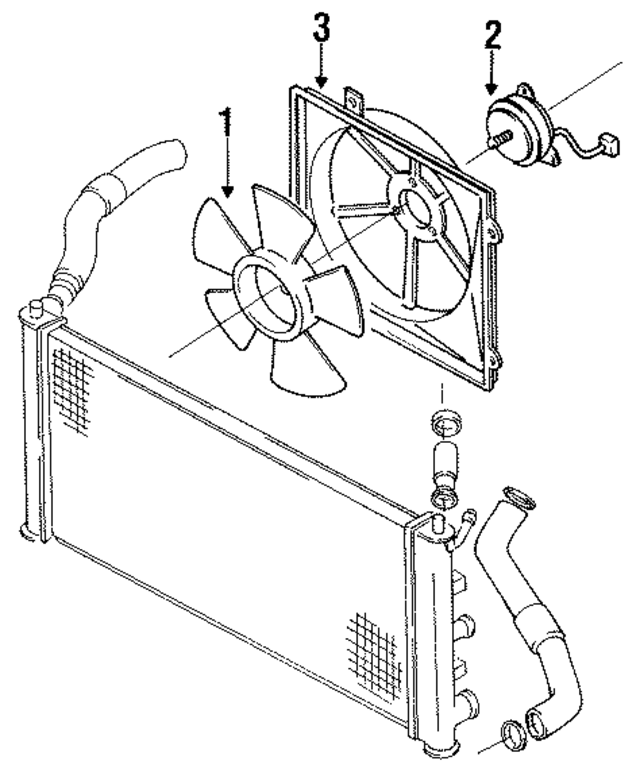 FEH515140 - Cooling System: Blade for Mazda Image