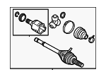 434100E551 - : 2024 Lexus TX500h - Axle Assembly for Lexus: TX500h Image