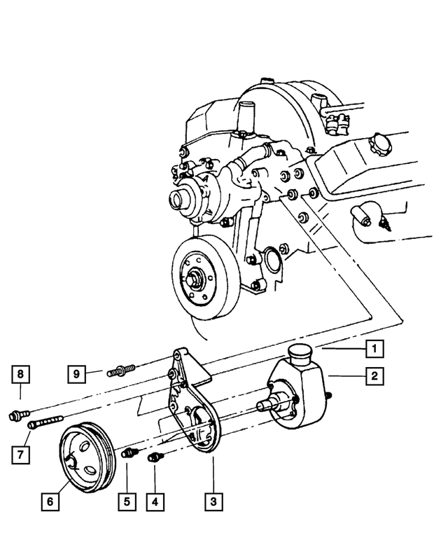 6034249 - Steering: Screw And Washer for Mopar Image