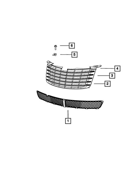 Grilles for 2009 Chrysler PT Cruiser #0