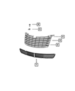 5113629AA - Exterior Ornamentation: Lower Grille for Mopar Image
