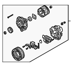 MD375853 - : Alternator for Mitsubishi Image