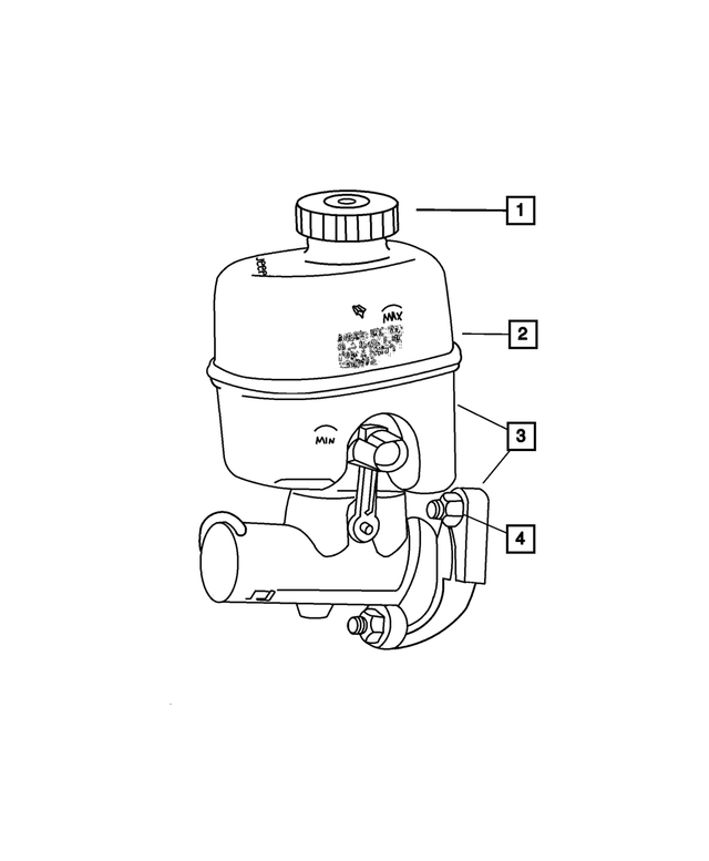 5072523AA - Service Brakes: Nut, Mounting for Chrysler: 300 | Dodge: Charger, Magnum, Ram 1500, Ram 2500, Ram 3500 | Jeep: Liberty Image