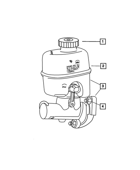 Brake Master Cylinder for 2004 Jeep Liberty #0