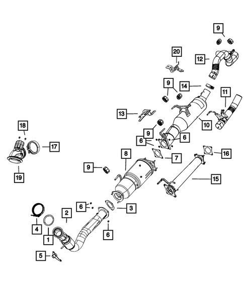 Exhaust System for 2014 Ram 3500 #6