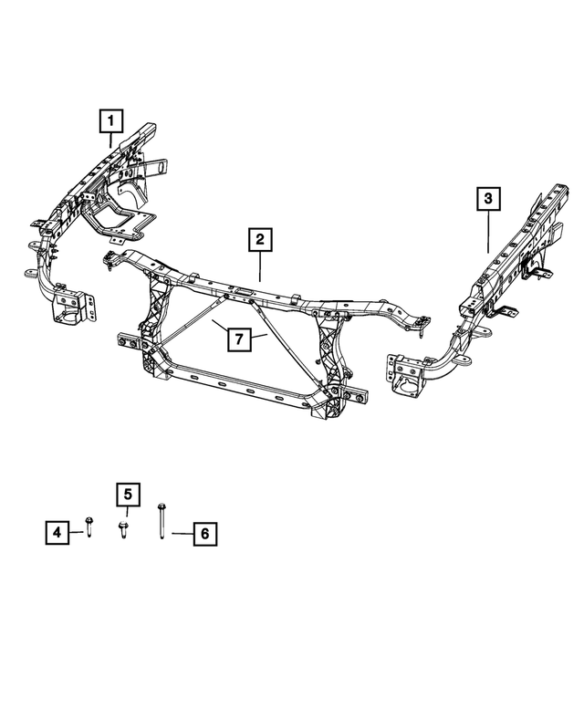 « 6101983 – Cooling : TÊte Hexagonale Vis Et Rondelle pour Mopar Image »