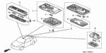 35409SD2003 - Electrical/Exhaust/Heater/Fuel: SCREW, GROUND (4X12) (ZN) for Honda Image