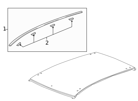 Exterior Trim - Roof for 2015 Chevrolet Spark #0