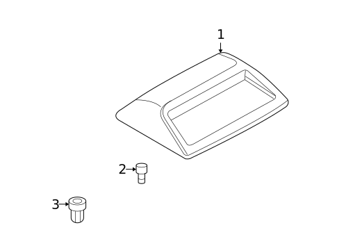 High Mount Lamps for 2008 Mercury Milan #0