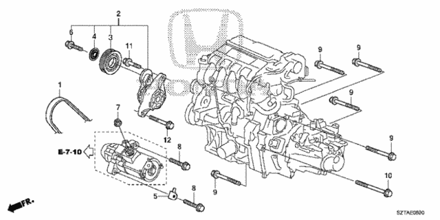 Auto Tensioner for 2016 Honda CR-Z #0