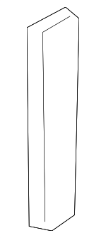 658129FD0A - Body: Radiator Support Inner Seal for Nissan: Armada, Pathfinder Armada, TITAN Image