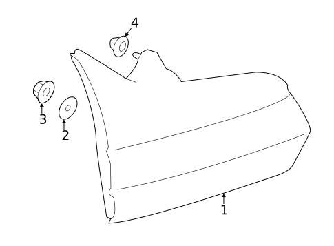 Rear Finisher Lamp for 2023 Subaru Ascent #0