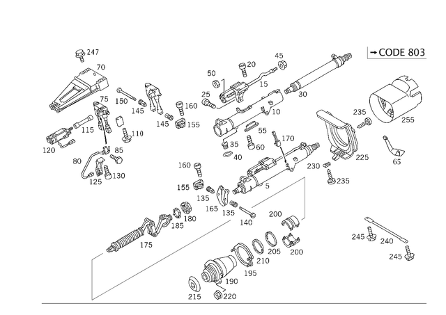 29905912 - Steering: Screw for Mercedes-Benz Image image