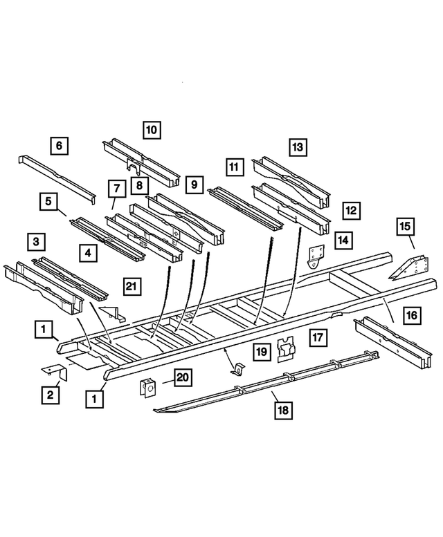 5118212AA - : Frame Bracket for Mopar Image