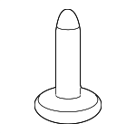 7M0867299K - Body: Spoiler Clip for Audi: Allroad Quattro, Q5, R8 Image