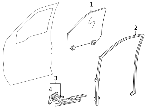 Rear Door for 2004 Ford Excursion #1