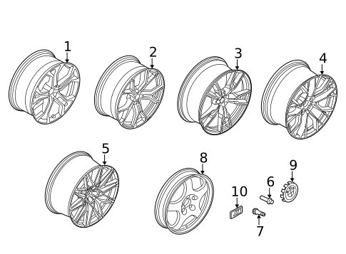 Wheels for 2025 BMW X5 #1