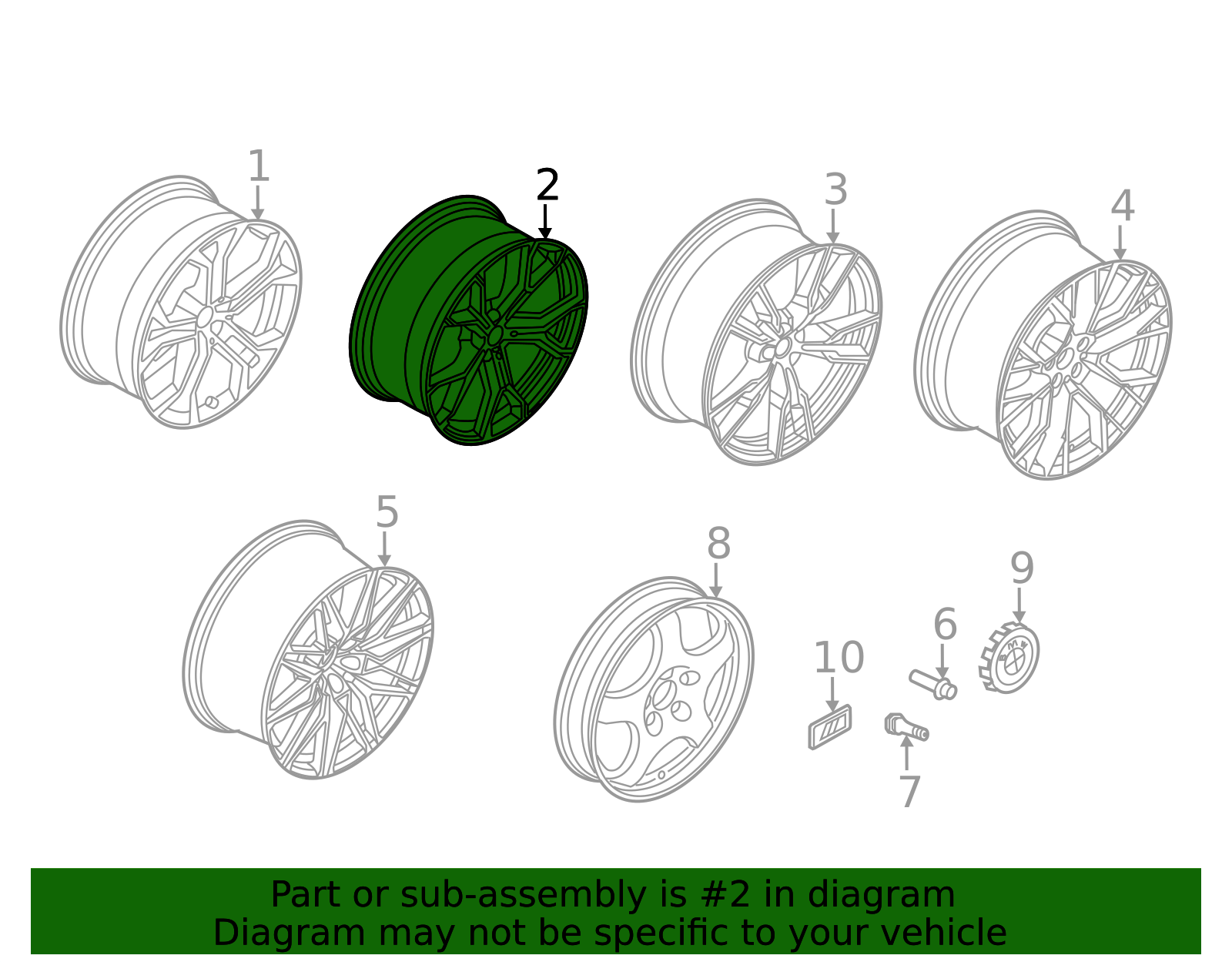 確認ᐡ⸝⸝>  ̫ <⸝⸝ᐡ 36118071998 - 2019-2025 BMW Wheel, Alloy (36-11-8-071-998) | BMW