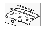 25866309 - Body: Package Tray Trim for Chevrolet: Malibu Image
