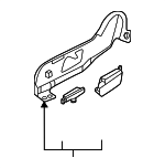 89040R0KA0OFB - Body: Inner Cover for Kia Image